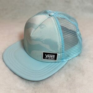 Vans Unisex Beach Bound True Trucker‎ Hat Blue Glow One Size Brand New W/O Tags